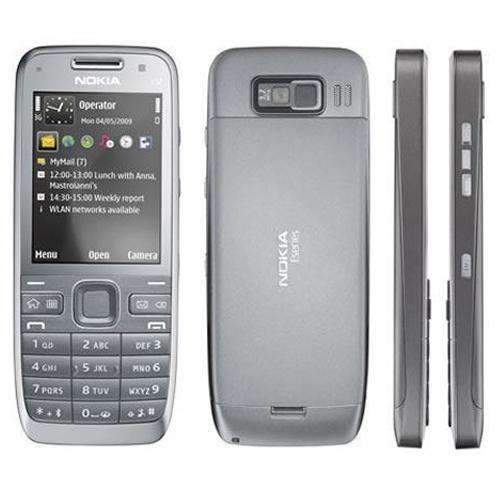 Nokia E52 60MB Silver Unlocked - Refurbished Very Good Sim Free cheap