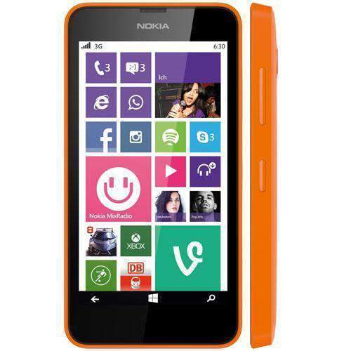 Nokia Lumia 630 8GB Bright Orange Unlocked - Refurbished Good - UK Cheap