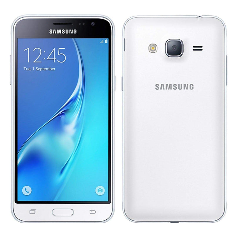 Samsung Galaxy J3 (2016) 8GB White Unlocked - Refurbished Good Sim Free cheap