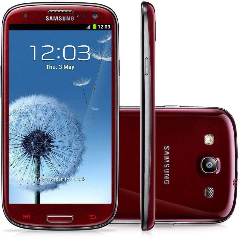 Samsung Galaxy S3 16GB Garnet Red Unlocked - Refurbished Very Good Sim Free cheap