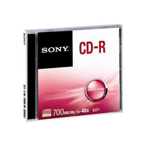 Sony CD-R 700MB 48X Recordable Single Jewel Case Sim Free cheap
