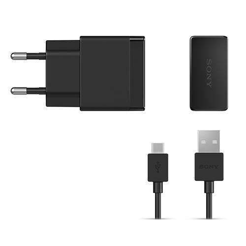 Sony Universal MicroUSB EU Mains Adapter + Charging Cable - Black Sim Free cheap